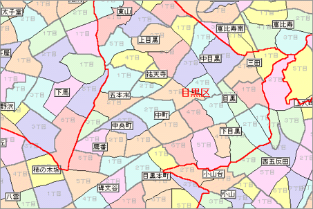 町丁目・字界地図