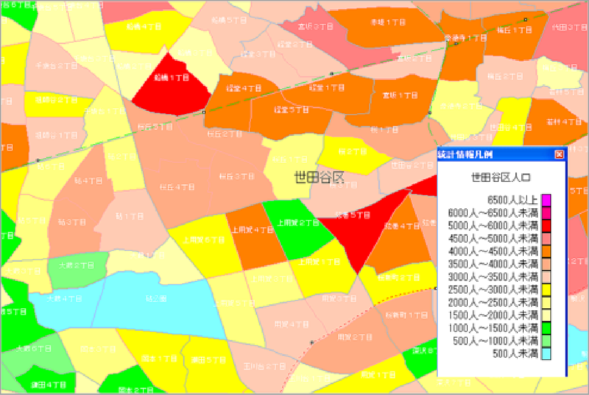 Population 国勢調査(町丁目)